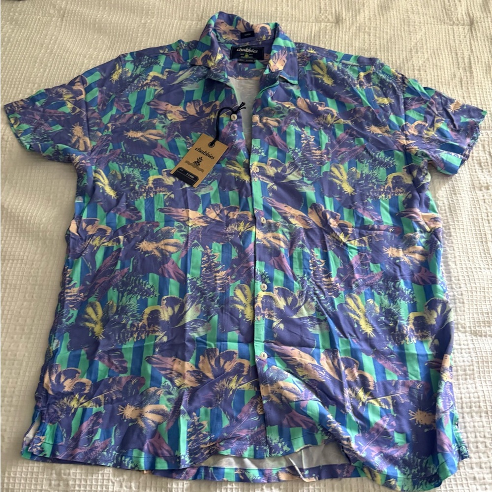 Tommy Bahama Blue Floral Men's Shirt